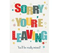 Large Leaving Card, Sorry You are Leaving - A4 Size - Regal Publishing