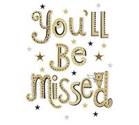 Large Leaving Card, You'll Be Missed - A4 Size - Regal Publishing