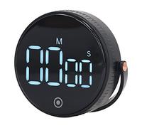 Large LED Display Timer, Digital Kitchen Timer Magnetic Energy Saving LED Flashing 3 Volume Levels, Classroom Countdown Timer with Stand for Fitness