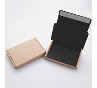 Large Letter Postal Boxes- Self Adhesive Mailing Shipping Box Strong Peel and Seal 152x107x20mm for Royal Mail Quick Seal Postal Boxes PIP (Pack of 200) Black