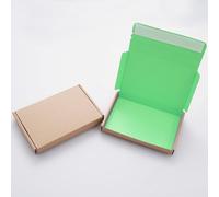 Large Letter Postal Boxes- Self Adhesive Mailing Shipping Box Strong Peel and Seal 152x107x20mm for Royal Mail Quick Seal Postal Boxes PIP (Pack of 50) (Green)