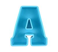 Large Letter Resin Moulds, 3D Silicone A to Z Big Capital Alphabet Moulds, 6'' Big Capital Letter Resin Mold, for Resin Casting Home Decors, DIY Word Art Making Moulds for Home Decoration