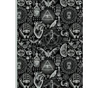 Large Letter Size Notebook | Occultism and Witchcraft | Occult: Blank 8.5" x 11" White Lined Paper | Full-Size Multi-Purpose Book for Writing, Journaling, Note Taking, Assignments