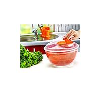Large Lettuce Dryer Easy Spin Large Vegetable Washer Manual Salad Spinner Vegetable Dryer Plastic Sieve Durable Colander