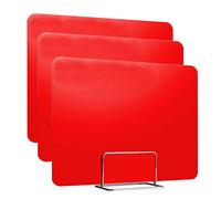 Large Lightweight Red Student Desk Dividers Set of 330 x 100 cm Perfect for Classroom and Office Enhances Focus for Studying and Targeted Learning