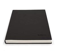 Large Lined Notebook Journal for Writing, Soft Faux Leather Cover, 100GSM Papers, 320 Pages, A4 8.4x11.4 inches Note Book for Work Men Business (Black,Ruled)