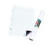 Large Lined Whiteboard Sheet, 22 X 28 Inch Wipe Clean Writing Board, 2 Pack for Classroom Lessons, Homeschool Practice, and Daily Planning Large Ruled Teaching Board Handwriting