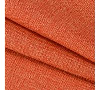 Large Linen Fabric Patch,Self-Adhesive Linen Fabric Repair Patches for Clothing,Sofas,Furniture,Headboards,DIY Decor,No-Sew Linen Repair Kit (Orange,50x148cm)