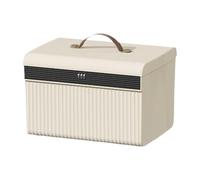 Large Lockable Storage Box with Combination Lock - Ideal for Jewelry Documents Passports & Valuables - Perfect for Home Office Travel & Outdoor Use