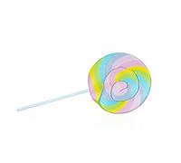 Large Lollipops - Swirly Lollies - Rainbow Lollipops - Lolly - 100g - 1 Lollipop (Unicorn - Tropical)