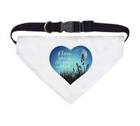 Large 'Love You To The Moon And Back' Dog/Cat/Pet Bandana (PD00064460)