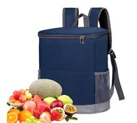 Large Lunch Cooler | Beach Lunch Cooler Bag,Beverage Soft Ice Chest Backpack, Hiking Accessories Large Capacity Thermal Bag for, Kayak, Beach
