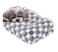Large Luxury Pet Throw Blanket Dog Fleece Blankets and Throws Super Soft Fluffy Puppy Blanket Durable Dog Cat Blanket for Dogs Puppy Doggy Cats Extra Large Pets Washable Premium Fleece, 100 x 80 cm