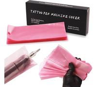 Large Machine Pen Covers - Autdor 200pcs Tattoo Machine Covers Plastic Tattoo Pen Covers Grip Covers Disposable Tattoo Pen Sleeves for Cartridges Tattoo Supplies