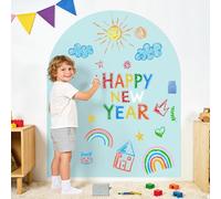 Large Magnet Chalkboard Wall Sticker Magnetic Chalk Board Arch Wall Decal