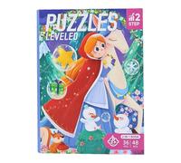 Large Magnetic Puzzle Book Children's Educational Travel Toy, Kids Puzzle Book, Road Trip Puzz-le Toy 28.5x21.5x1cm/11.22x8.46x0.39 Inches Portable/Skill-Building For Flights