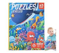 Large Magnetic Puzzle Book Children's Educational Travel Toy, Kids Puzzle Book, Road Trip Puzz-le Toy 28.5x21.5x1cm/11.22x8.46x0.39 Inches Portable/Skill-Building For Flights