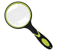 Large Magnifying Glasse for Reading 10X Handheld Magnifying Glasses for Hobbies Applied to Science Books Newspaper Hobby Observation Premium Non-Slip Soft Hand Shank for Seniors