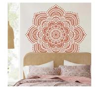 Large Mandala Art Stencil 28cmX45cm Reusable DIY Drawing Painting Template for Wood Wall Art Designs, Flowers Stencil for Painting on Tile Furniture Floor Decor