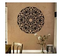 Large Mandala Wall Stencil for Painting Reusable Damask Medallion Template for Feature Walls, Living Room, Floors Big Round Flower Vintage Floral Pattern DIY Art Home Décor(40cmX80cm)