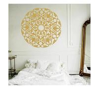 Large Mandala Wall Stencil for Painting Reusable Damask Medallion Template for Feature Walls, Living Room, Floors Big Round Flower Vintage Floral Pattern DIY Art Home Décor(30cmX60cm)