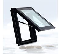 Large Manual Ventilation Roof Window & Skylight Aluminum Alloy & Tempered Glass Energy Efficient Design for Attics & Conservatories - Optimal Airflow & Natural Light