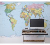 World map Wallpaper Mural