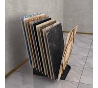 Large Marble Slab Display Stand for Building Material Samples, Free-Flip Boards/Door Templates Holder, Strong Load-Bearing Shelf (18.5inch/47cm)