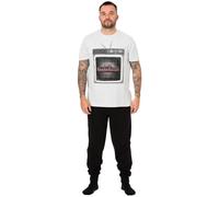 Marvel Mens White Wandavision Logo Short Sleeve Long Leg Pyjama Set - Large