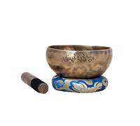 Large Master Healing Tibetan Singing Bowls Set- for Yoga Meditation and Sound Healing. (5-Inch Master Healing Grade)