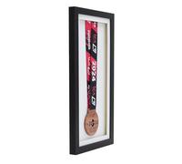 Large Medal display Frame with Apertures for Bib and Photo. Handmade. Perfect for Runners, Swimmers, Cyclists, Athletes | Marathon Medals