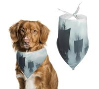 Large Medieval Ships Sailing Boat Pet Triangle Bandana Soft Puppy Scarfs Dog Cat Gifts for Small Medium Pets