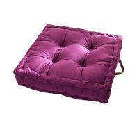Large Meditation Floor Pillow - Thick Square Seat Cushion for Adults, Comfortable Tatami Cushion with Handle, Perfect for Yoga, Balcony, Living Room, Outdoor Use