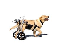 Large Medium Dog Wheelchair for Hind Legs - Pet Mobility Aid Rear Support Canine Rehabilitation Walker with Wheels Size L - Enhances Mobility and Activity