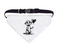 Large 'Meerkat With Balloon' Dog/Cat/Pet Bandana (PD00063098)