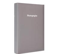 Large Memo Slip In Photo Album Holds 300 6 x 4 Photos (10x15cm) (Silver)