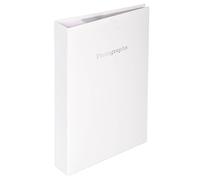 Large Memo Slip In Photo Album Holds 300 6 x 4 Photos (10x15cm) (White)