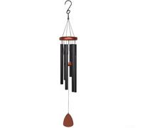 Large Memorial Wind Chimes, 94cm Outdoors Wind Chimes, Deep Tone Wind Chimes With 6 Tubes, Sympathy Gift For Mother Grandma Anniversaries, Birthdays, Outdoor Decor For Patio Porch Garden Backyard