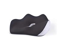 Large Memory Foam Seat Cushion for Office Chair, Orthopaedic Cushions, Cushion for Driving,Airplane Travel,Orthopedic,Coccyx,Office,Sciatica,Stadium Seat,Computer Gaming Chair Seat (Black)
