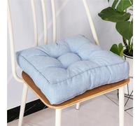 Large Memory Foam Seat Cushions Firm Square Pads for Elderly & Pregnancy Dining Chairs Sofas Armchairs Outdoor Use 6 Pack Sky Blue 40x40 cm