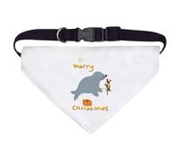 Large 'Merry Christmas From Mr Seal' Dog/Cat/Pet Bandana (PD00057386)