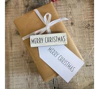 Large Merry Christmas Rubber Stamp - Holiday Crafting, DIY Cards, Scrapbooking, Gift Tags, Festive Paper Crafts