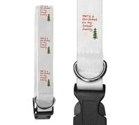 Large 'Merry Christmas To My Foster Family ' Dog Collar (PR00060622)