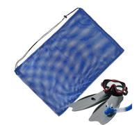 Large Mesh Bag,Mesh Swim Bag with Drawstring | Portable 68x48cm Diving Gear Organizer for Fins, Diving Accessories
