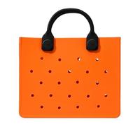 Large Mesh Beach Bag,Eco-Friendly Beach Bag Soft Rubber Waterproof Travel Tote Bag Outdoor Women Handbag Beach Bags Including Shoulder Strap Inner Liner(HYB-T03)
