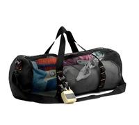 Large Mesh Duffel Bag, Portable Beach Bag, Large Family Beach Bag, Folding Bo-rsone in King for Swimming and Snorkeling, Gra-nde Beach Bag Mesh Travel Bag