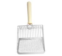 Large Metal Cats Litter Scooper With Fine Holes For Efficient Sifting Of Clumping Bentonite And Waste Cleaning Cats Litter Scooper