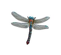Large Metal Dragonfly Garden Outdoor Decorative Garden Piece (Blue)