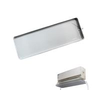 Large Metal Drain Pan with Drain Tubing - Essential Drip Tray for Central & Window Air Conditioners - Prevents Water Damage Heavy-Duty Rust-Resistant Design