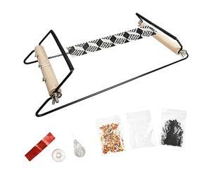 Large Metal Frame Bead Machine Durable Bead Loom Jewelry Weaver Unique Bracelet Beads Accessories